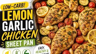 Sheet Pan Lemon Garlic Chicken &ndash; Easy Low-Carb Dinner