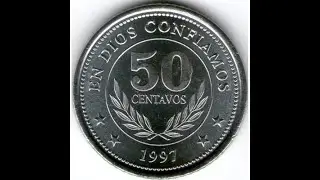 Nicaragua 50 centavos, 1997Coin Coins Money