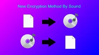 New File Encryption Using Sound