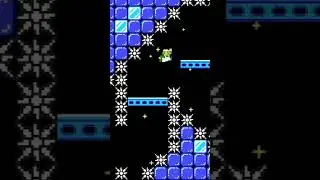 Hard Precision Blue Platformer in Super Expert l #Shorts