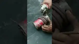 making a circle with homemade manual tools #diy #art #walding #welding #art #stickwelding #walding