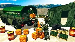 OffRoad US Army Transport Truck Simulator - Cargo Vehicle Driving Mountain 3D