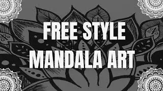 EASY FREESTYLE MANDALA ART FOR BEGINNERS
