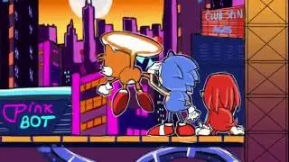 Sonic Mania: Studiopolis Zone CityScape - Time Lapse Drawing