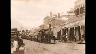 Murray Street in Gawler, South Australia in the 1800s