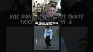 xQc Ranking Wildest Skate Tricks Reaction! 😂