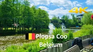 Plopsa Coo Park, Belgium in 4k Ultra