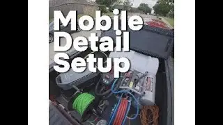 Truck Bed Mobile Detail Setup
