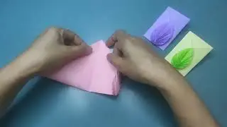 How to make origami leaf envelope | paper envelope | #paperenvelope #origamienvelope #diy #paperart
