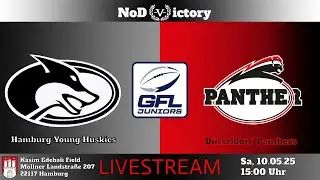 🏈GFLJ | Hamburg Young Huskies VS D&uuml;sseldorf Panthers | 10.05.25 | 15:00 Uhr