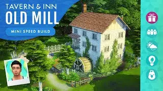 The Old Mill - Tavern & Inn! Sims 4 Speed Build (No CC or Mods)
