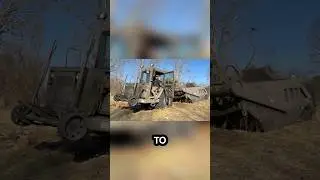 Старый военный скрепер для поддонов, заведется ли он?! #грузовики #дальнобойщик #peterbilt #scani...