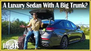2017 - 2020 Genesis G80 Sport | Cargo Space (DETAILED) Review in 4K | How Much Can Fit In The Trunk?