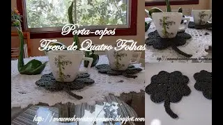Porta-Copos Trevo de Quatro Folhas