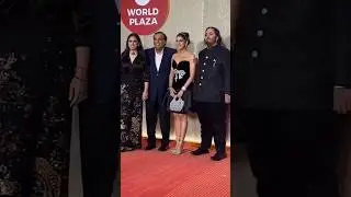Mukesh Ambani Along With Radhika Merchant Ambani Isha Ambani Piramal Anant Ambani