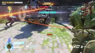 Overwatch:Reinhardt Epic Cliff Charge