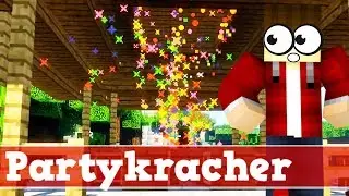 Minecraft Wie baut man einen funktionierenden Partykracher | Minecraft Feuerwerk bauen deutsch
