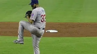 CHC@MIA: Villanueva strikes out eight over six frames