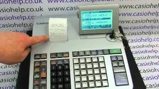 Как запрограммировать заголовок чека на Casio S400/S800/S900/S3000/PCR-T500/PCR-T500L/T520L