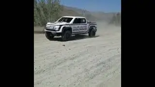 Homebuilt EV #422 ahead of Lordstown #414 at the 2021 SCORE San Felipe 250
