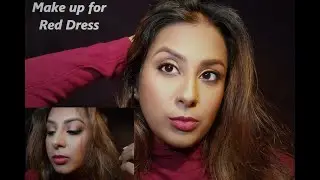 2021 Golden Eyes| Red Dress| Red lip Makeup Tutorial