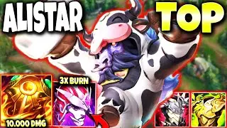 Immortal Top lane Alistar Season 11 Build is back to CARRY 🔥 SUNFIRE + DEMONIC + E = MELT LEAGUE