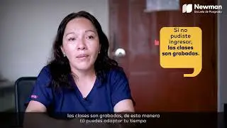 Testimonial alumna Patricia Santiago.