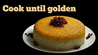 Golden Rice Tahdig | Cook Until Golden 😋