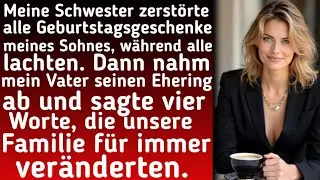 Meine Schwester zerschlug alle Geburtstagsgeschenke meines Sohnes, während alle lachten – dann nahm 