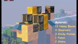 Water Source Block Duplicator w/ Honey Blocks - Minecraft 1.18