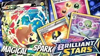 Morpeko V-UNION Deck Profile. 🐭🍄 W/ Gardevoir & Raihan. PTCGO Gameplay. Brilliant Stars