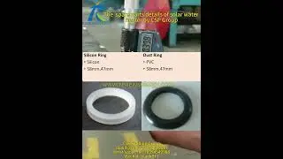 The  spare parts details of solar water heater by CSP