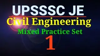 UPSSSC JE PRACTICE SET // CIVIL ENGINEERING//UPSSSC JE