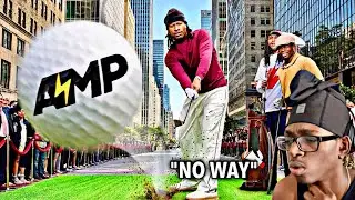 NO WAY HE MADE THAT Reacting to AMP STREET GOLF 
