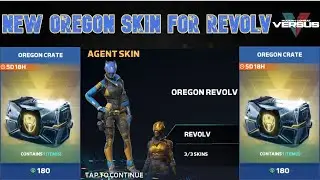MCVS REVOLV OREGON Skin Unlocked Modern Combat Versus Opening 40 OREGON Crate Include 1 Gameplay MCV