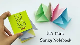 DIY Mini Notebooks - DIY Back to school / origami notebook / School Supplies / Mini notebook