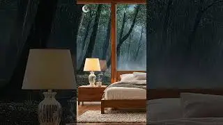 Rain Over the Forest &ndash; Gentle Piano & Warm Room for Deep Sleep | Moon Melody