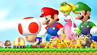 What if Goomba fight VS 999x Koopalings, Evil Toad, Mario, Luigi & Peach