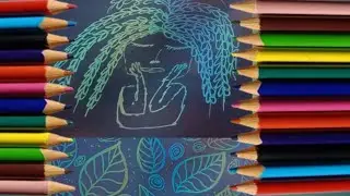  Beautiful 😍 ❤️ Flower pot & Pattern 😍❤️ Drawing || My Art Creativity 