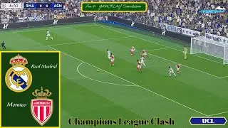 Real Madrid vs Monaco 🔥 Champions League Clash | PES 21 Simulation