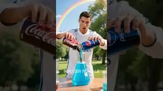 Ronaldo experiments with making drinks stronger 😱 #ronaldo #football #messi #soccer