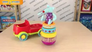 Развивающая игрушка &laquo;Машинка с пирамидкой&raquo; Taf Toys (Таф Тойс)