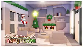 🎄♡ Christmas Living Room Speedbuild ♡☃️ ▪︎adopt me speedbuild▪︎ || Official Pineapples