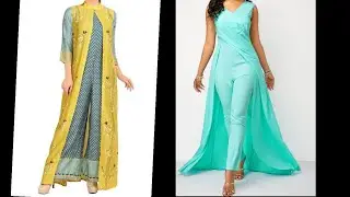 Party Wear Jumpsuit Dress||Trendy Jumpsuit With Shrug Designs