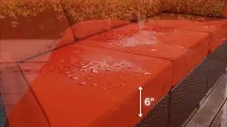 Rainshield Furniture - All-Weather Patio Furniture with No Water-Logging Cushions