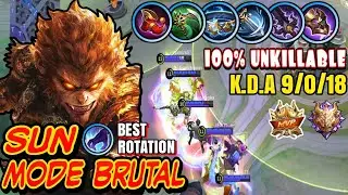 INSTANT KILL COMBO SUN MODE BRUTAL 100% UNKILLABLE - BUILD TOP GLOBAL 1 SUN