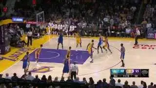 Jordan Hill Saves the Ball and Hustles Back for the Block