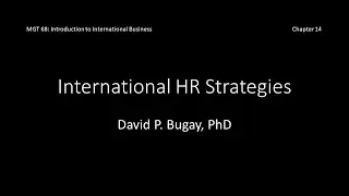 International HR Strategies: Int'lBus C14