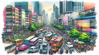 fixing the bad traffic in TheoTown and building a new underground tunnel!