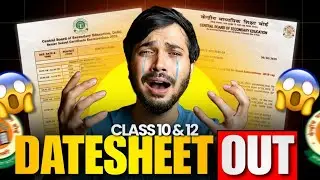 CBSE BAD NEWS😭 DATESHEET AGYI🤯 CBSE latest News CLASS 10 & 12 #cbse